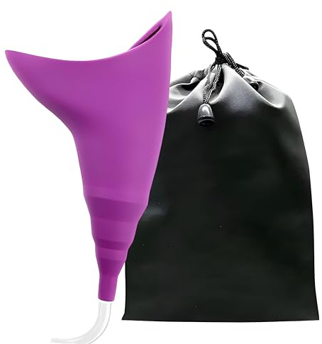 Urinella für Frauen, Pinkelhilfe für Frauen, Urinal Frauen Silikon Trichter Tragbares Urinal für Frauen Einweg Stehend Bis Pinkeltrichter Wiederverwendbarer Frauenurinal für Frauen Outdoor Camping