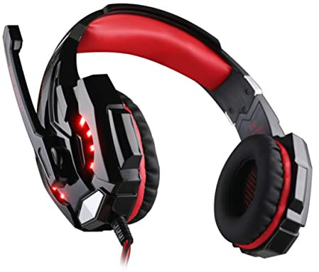 Housoutil Gaming-Headset Mit Mikrofon -licht Weiche Bequeme Kopfhörer Ohrhörer Für Männer Frauen Jungen Und Mädchen