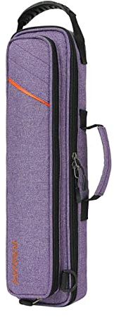 Flute Case Lightweight Flute Accessories Portable Wear Resistant Purple, 42x12x7 cm