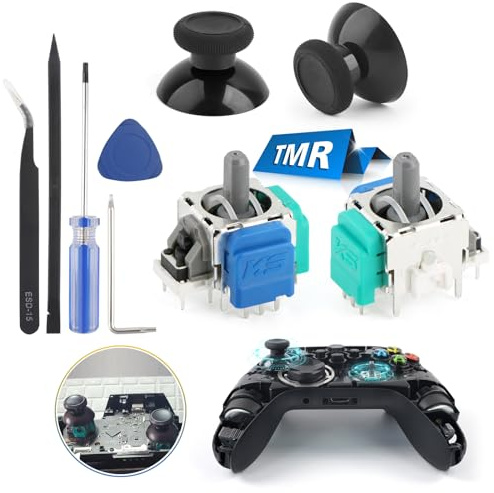 RongZy 2Pack Joysticks für Xbox Series S/X TMR Elektromagnetischer Stick Kompatibel mit Xbox Series S/X Controller Anti-Drift Sticks mit Thumbsticks Ersatzteile mit Reparatur Repair