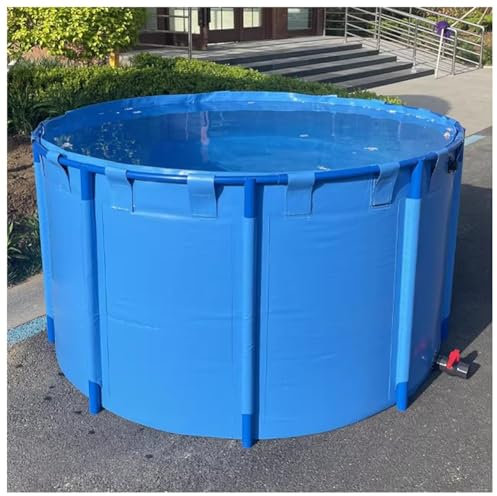 GZHERVICES Aufstellpool, Koiteich, Fischteiche für draußen, Aufstellteich, Fischteich, Fischteich im Freien, Innenteich, Hinterhofteich, Fischtank im Freien(4x1 m/13.12x3.28 ft)