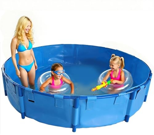Piscina Fuori Terra/ Telaio Acciaio Piscina Estiva Per Il Divertimento All'aperto Da 1/2/3/4/5/6/7/8/9/10 M, Piscina Estiva Extra Large/Piscine Per Adulti Per Bambini Piccoli(4X1M/12500L/3300GAL)
