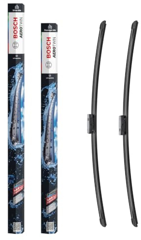 Bosch Aerotwin Aerotwin eAM 469 S Front-Scheibenwischer - Set mit 2 Ersatz-Scheibenwischern und vormontiertem Multi-Clip-Adapter - 2 Wischblätter, 700 mm und 700 mm - in platzsparender Verpackung