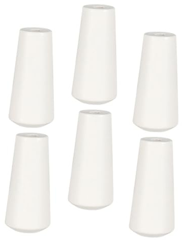 TOYANDONA 6 Piezas Borlas de Madera para Persiana Accesorios Decorativos para Cortinas de Ventana Tiradores Resistentes para Cordón de Persianas Romanas Fácil Instalación Color Beige