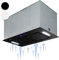Klarstein HEKTOR SL Extractor Cooker Hood - Integrated Cooker Hood, 3 Speed Built in Kitchen Extractor Fan with Touch Control, Timer, 530 m³/h Exhaust Air Output, Black
