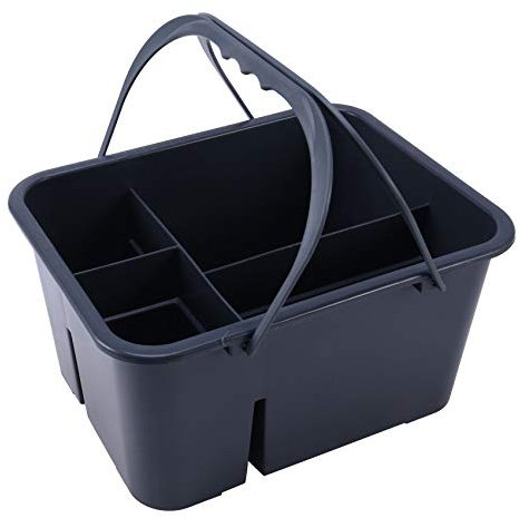 Wisboey Cesta de Limpieza de ArtíCulos Caja de Herramientas PortáTil de PláStico Cesta de Almacenamiento Limpieza de Hotel Cesta de Herramientas de Limpieza y Saneamiento