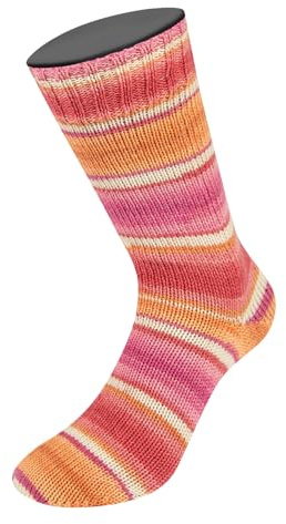 LANA GROSSA Landlust die Sockenwolle | Garn aus Merinowolle in verschiedenen Farben | Handstrickgarn aus 80% Schurwolle (Merino) & 20% Polyamid | 100g Wolle zum Stricken & Häkeln | 420m Garn FB111