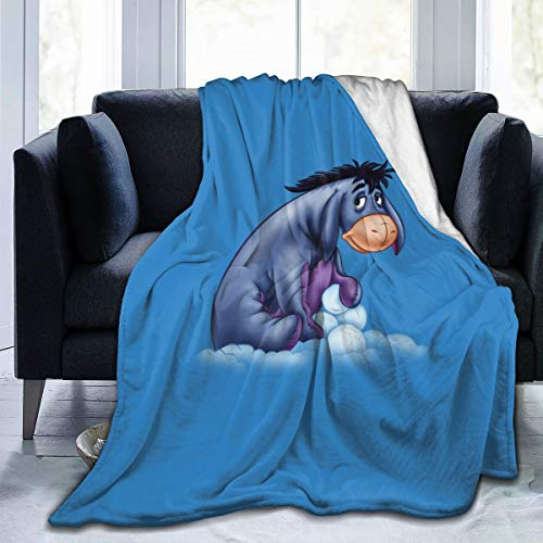 Eeyore Fleecedecke, superweich, groß, leicht, gemütlich, luxuriös, für Sofa, Bett, Überwurf, Flanell
