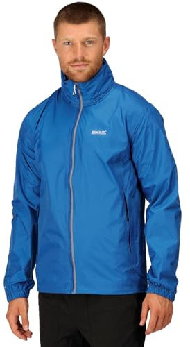 Regatta Lyle IV Wasserdichte Jacke für Herren zum Wegpacken, Blau (Snorkel Blue), S