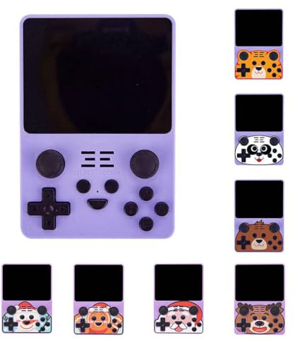 RGB20S Retro Handheld Spielkonsole, 3,5-Zoll 64G+ 64G Handheld Emulator mit 15000 Spiele, Retro-Arkade Linux System Video-Spieler für Erwachsene Kinder