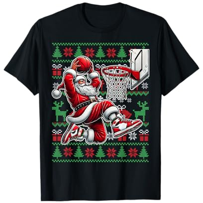 Merry Swishmas - Maglione natalizio da basket Maglietta