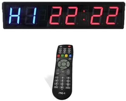 Temporizador de gimnasio, Temporizador de intervalo deportivo de aleación de aluminio de 3 pulgadas, cronómetro de cuenta regresiva for entrenamiento de competición de boxeo y gimnasio multifunción(Bl