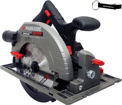 HEADNMORE Bundle – PARKSIDE PERFORMANCE 40 V sladdlös cirkelsåg PPHKSA 40 (utan batterier) + nyckelring