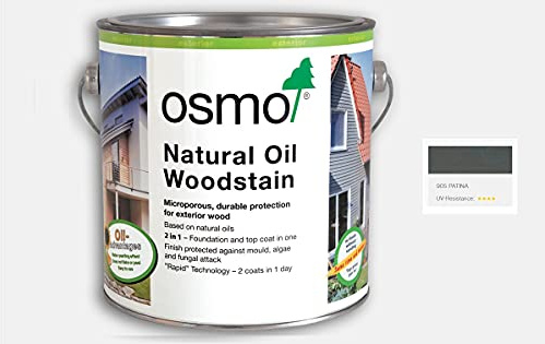 Osmo Natural Oil Woodstain 2.5L - Patina Grey - 905