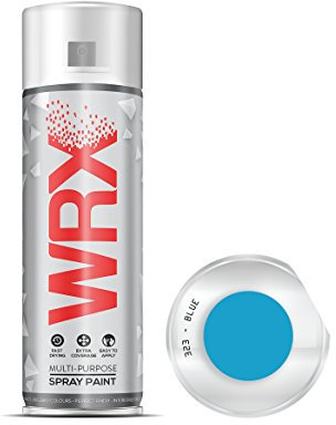 WRX Spray Paint - Blue - 400 ml Quality Brilliant Colours Perfect Finish Brilliant All Purpose Interior/Exterior, Art, Crafts, Auto, Home Furniture, Garden, Radiator Paint 400ml