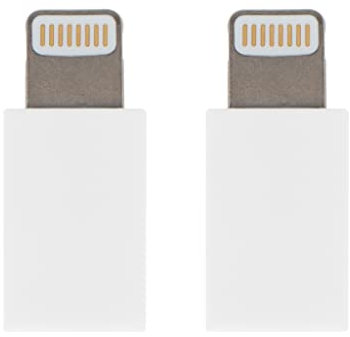 VisionTek Micro USB to Lightning Adapter – 2 Pack – MFi Certified Adapter for iPhone, Ipad, iPod and AirPods. Compatible with iPhone 12/12 Pro/12 Pro Max/XS/XS Max and Airpods/AirPods Pro