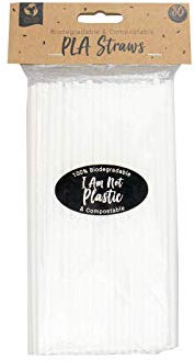 BG Biodegradable & Compostable PLA Straws - Pack of 80