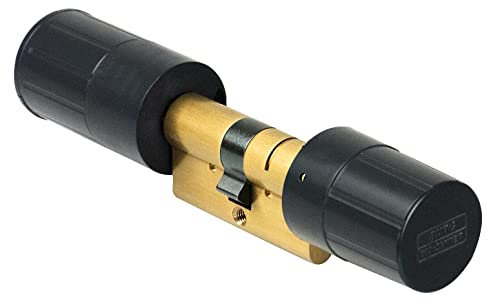 Burg Wächter Zylinder für elektronisches Türschloss secuENTRY Home, Bedienung mit App oder Funkschlüssel, für Haustüren, ENTRY Home 5000 CYL, Schwarz