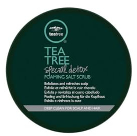 Tea Tree Special Detox Foaming Salt Scrub, Exfoliates, Refreshes Scalp, For All Hair Types, 6.5 oz.