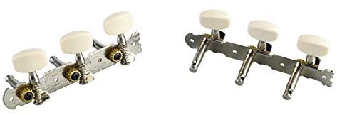 Gitarrensaiten-Stimmwirbel, 2-teiliges Gitarren-Mechanik-Mechanik-Set, Gitarren-Stimmwirbel, Tasten, Dreifache Klassische Akustik-Mechanik-Mechaniken, Zubehör