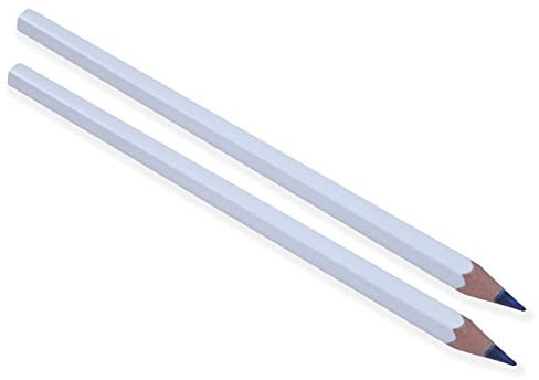 maDDma Schneiderkreide-Stift auswaschbar Kreidestift Markierstift weiß oder blau