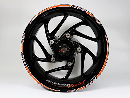 Felgenrand Aufkleber 17 Zoll Motorrad kompatibel für KTM Duke 125 X710029