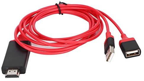 Leapiture HDMI-Kabel Flexibel 1080P HDMI-zu-USB-Adapterkabel Universelles Handy-zu-TV-Verbindungskabel 6,6 Fuß Adapterkabel Für AV-Handy-Tablet
