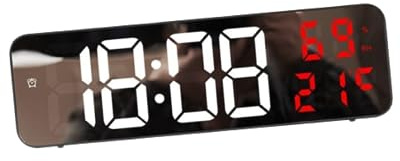 Reloj despertador digital digital con cámara espía Ultra HD 4K WiFi