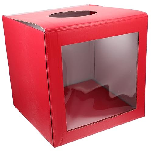 SHINEOFI Losbox Quadratisch Multifunktions-box Wahlurne Party-box Spendenbox Lotteriehalter Aufbewahrungsbox Bruchfest Für Feste Spiele Veranstaltungen