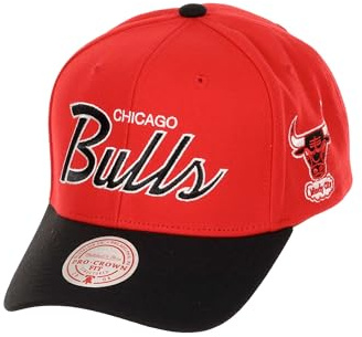 Mitchell & Ness Snapback Cap NBA Team Script Chicago Bulls red/Black