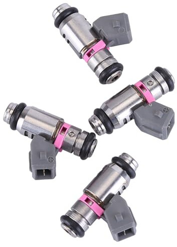 IWP099 - Válvula de inyección, 4 unidades, compatible con Renault Clio Kangoo Twingo 1.2 16V 75112099 Inyector Inyector Inyector Válvula 31010, V46-11-0004, WG1013707, V46110004