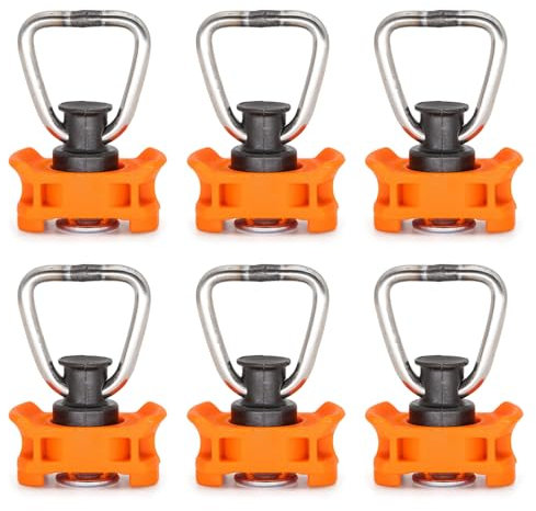 kokdid Rieles de aerolínea, accesorios de extremo único para amarre seguro y transporte de remolques, control de carga, autocaravanas, garajes traseros