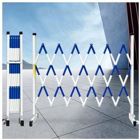 Einziehbarer Verkehrszaun, Einziehbares Einfahrtstor, Klappbares Sicherheitstor, For Die Verkehrskontrolle, Cordon Pool, Straßenbau, Einfach Zu Lagern(1000 X 120cm)
