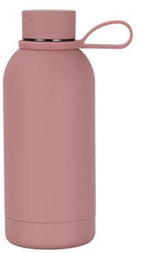 Botella térmica portátil de acero inoxidable para deportes al aire libre, botella de boca pequeña, botella de agua de mano para coche, botella aislada duradera