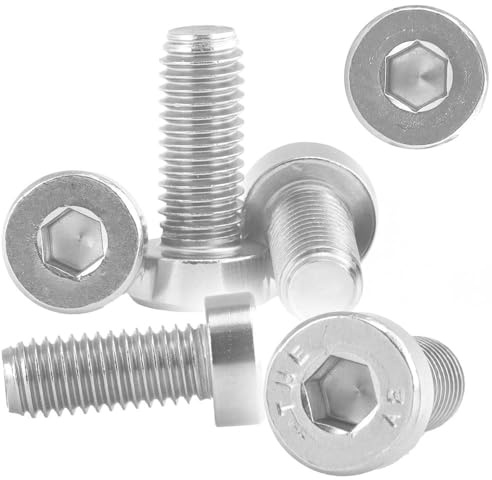 10 Stück Zylinderschrauben M6x20 Innensechskant Edelstahl A2 Zylinderkopf Schrauben niedriger Kopf DIN 7984 WIBTEC®