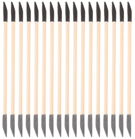 COLLBATH 60pezzi Bastoncini in Legno per Cuticole Leviganti per Unghie Strumenti per Manicure Dettagli Fini Lucidatura Artigianato Uso Professionale o Domestico