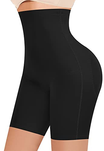 Culotte Gainante Femme Ventre Plat Invisible Short Gainant Taille Haute Gaine Amincissante Culotte Sculptante Pantalon Gainant Panty Gainant Anti Frottement Cuisse Dentelle Shorts sans Couture