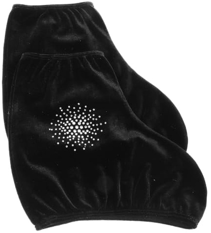 Alipis Couvre-Chaussures Protection Chutes et Blessures de Skate Noir en Polyester pour Patins à Glace et Rollers pour Activités de Patinage en Plein Air