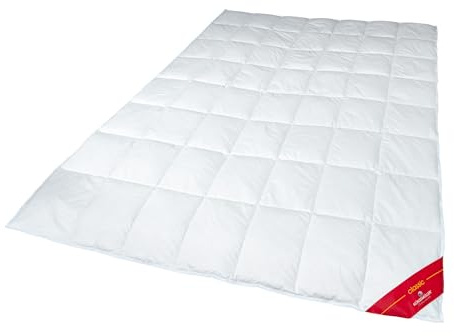 Traumschloss Künsemüller Bettdecke »Classic« 155x220cm, 90% Neue canadische Wilddaunen | Mako-Batist Baumwollbezug | Hausstauballergiker geeignet | Wärmeklasse normal