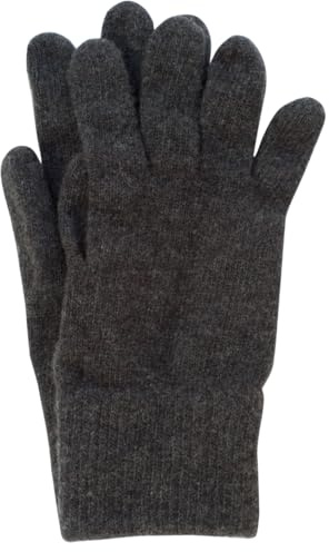 FosterNatur, Merino Herren Handschuhe Fingerhandschuhe, 100% Wolle Merino extrafine
