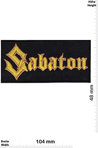 Sabaton Power Metal Band Aufnäher Besticktes Patch zum Aufbügeln Applique