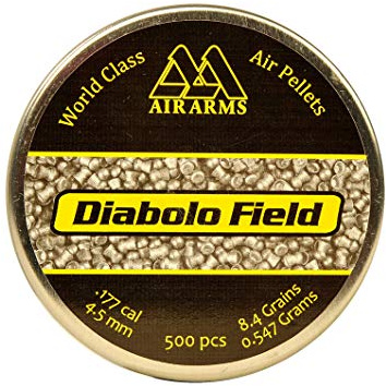 Air Arms Diabolo Field Air Gun Pellet - .177/4.51mm - Qty 500 L9