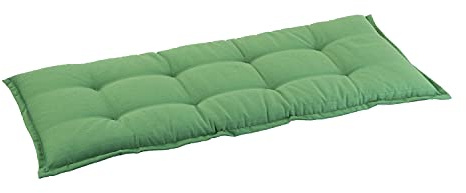Homeoutfit24 Sylt Bankkissen, Made in Europe, Polsterauflage, grün | Gartenbank-Auflage, Polsterkissen, Material - Schaumstoff und Polyester, Oeko-TEX® Standard 100