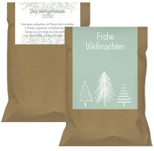 Geschenkartikel Weihnachten „Dein Weihnachtsbaum 2030“ – Nachhaltiges Wichtelgeschenk für Erwachsene