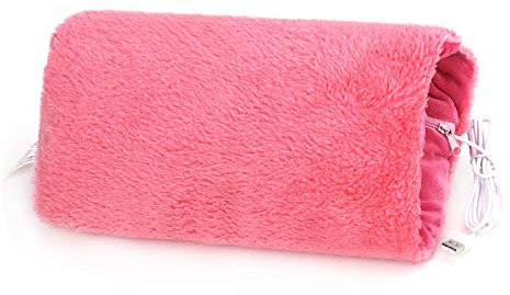 Tragbare elektrische Wärmflasche USB-Heißwasserbeutel Winter Wiederaufladbarer Handwärmer mit Flanellbezug Intelligenter Handwärmer elektrische Heiztasche für Zuhause, Büro, Auto