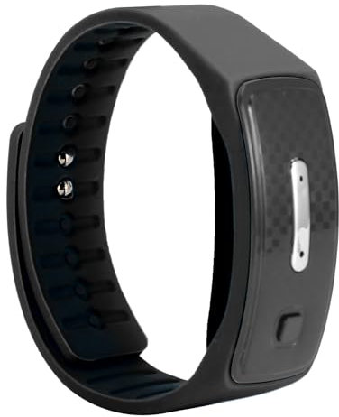 Ultrasonic Mosquito Repellent Bracelets,Wasserdichtes Anti-Mücken-Band,Moskito Armband Mückenschutz,Schutz gegen Mücken Camping wandern Zubehör Kinder und Erwachsene (black)