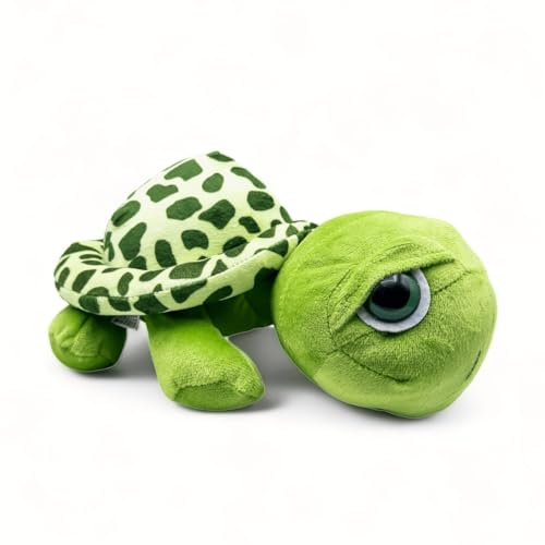 Generisch aninu Schildkröten-Kuscheltier – Meeresschildkröten-Patenschaft mit Tracking-App, Plüschtier Baby Stofftier Klein für Kinder Mädchen Jungen, Schildkröte Plüsch Geschenk mit Urkunde