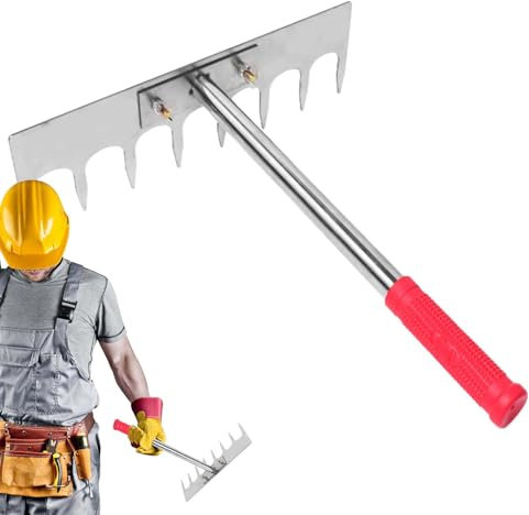 Tile Mortar Rake Tile Flat Ash Device Stainless Steel