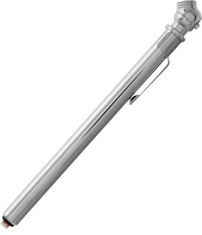 MOLUCKFU Manometro Per Pneumatici Portatile 0-9kg Per Camper e Camion Pesanti, Strumento Preciso in Metallo Per Misurazione Pressione Aria, Accessorio Compatto Per Sicurezza Veicoli