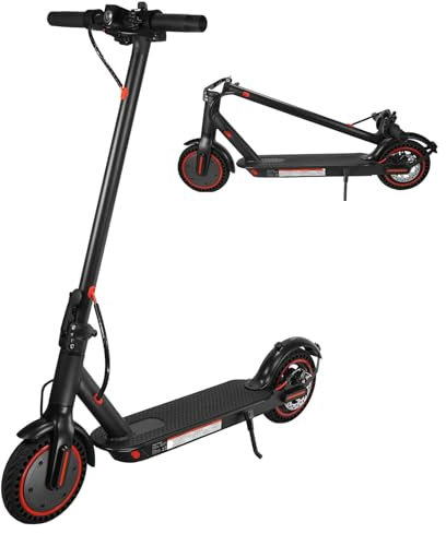 YOBACARID E Scooter mit Straßenzulassung, 8,5 Zoll Faltbarer Elektroroller für Erwachsene, 20KM/H e Roller mit App-Funktion, 25-35 km Reichweite Max. Belastung 120 kg